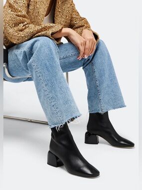 Dear Frances 38 Form Boots Black Leather